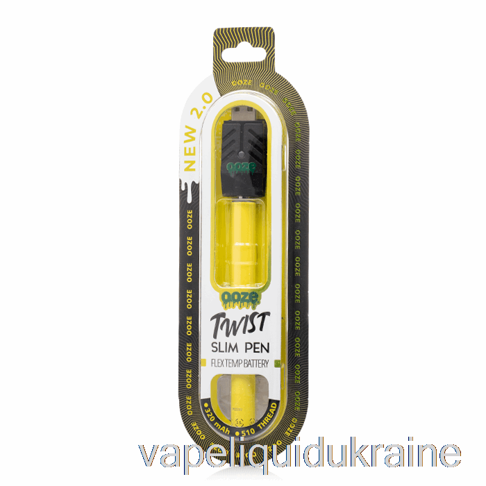 Vape Ukraine Ooze Slim Twist Pen 2.0 Flex Temp Battery Mellow Yellow